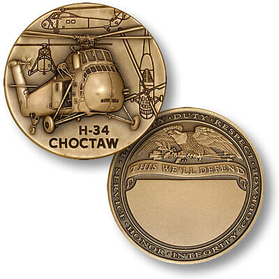 U.S. Military H-34 Choctaw / "This We'll Defend" - Challenge Coin