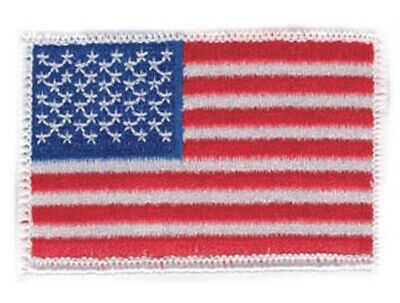American Flag - USA 2" x 3" Hook & Loop 2 Piece Patch