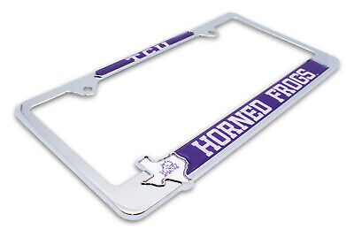 TCU Horned Frogs 3D License Plate Frame