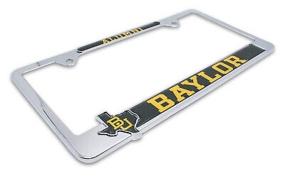 Baylor “Alumni” License Plate Frame with 3D Texas Shape