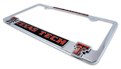 Texas Tech Red Raiders 3D License Plate Frame