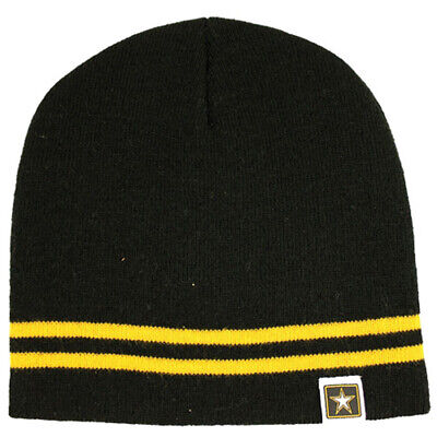 U.S. Army Tag Knit Cap / Black Watch Cap Beanie