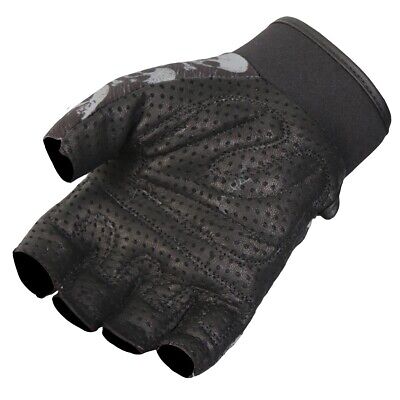 Hot Leathers Sublimated Leather Ancient Skulls Gloves