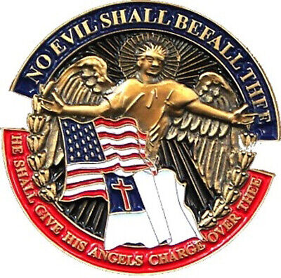 No Evil Shall Befall Thee - 1" Spiritual Lapel Pin 77032