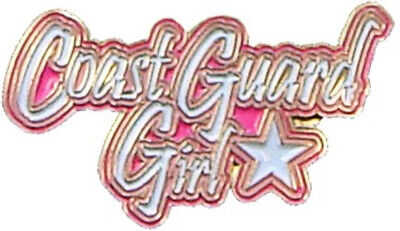 Coast Guard Girl - USCG ~1" Inch Military Lapel Pin 77025