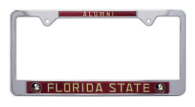 Florida State Alumni License Plate Frame