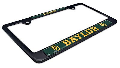 Baylor University Bears Black License Plate Frame