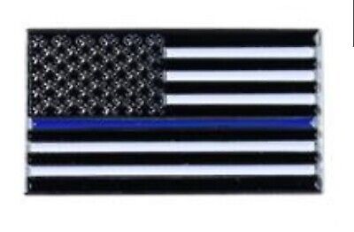 Thin Blue Line / American Flag Lapel Pin 77082