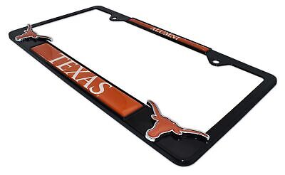 University of Texas Alumni Black 3D Metal License Plate Frame