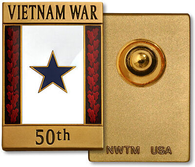 Blue Star - Vietnam War 50th Anniversary Commemorative Insignia Pin