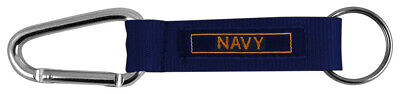 U.S. Navy / USN Embroidered Key Chain with Carabiner
