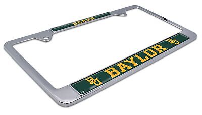 Baylor University Bears Chrome License Plate Frame