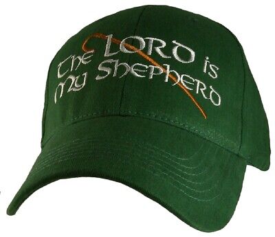 The Lord is my Shepherd Hat / Green Baseball Cap