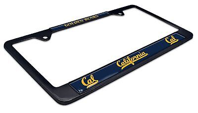 University of California Berkeley Golden Bears Black License Plate Frame