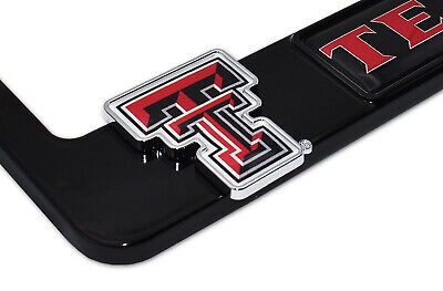 Texas Tech Alumni Black 3D Metal License Plate Frame