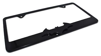 Batman Black Bat Black License Plate Frame