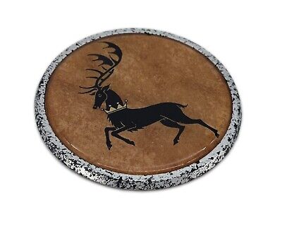 Officially Licensed Game of Thrones House Baratheon Chrome Metal 3.5” Emblem