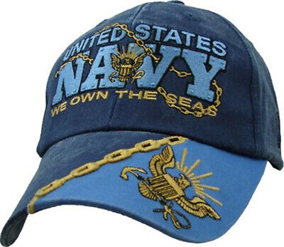 U.S. Navy We Own the Seas Hat / USN Insignia Baseball Cap