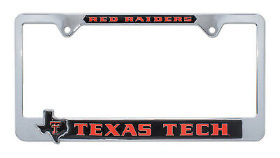 Texas Tech Red Raiders Texas 3D License Plate Frame