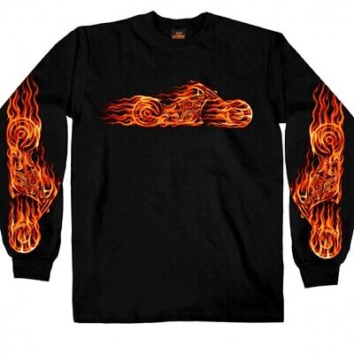 Hot Leathers Hell Bike Long Sleeve Shirt