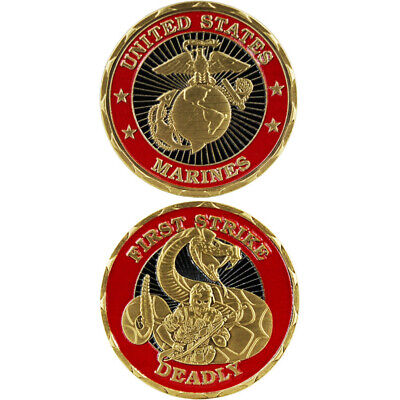 U.S. Marine Corps / First Strike Deadly - USMC Challenge Coin 3195