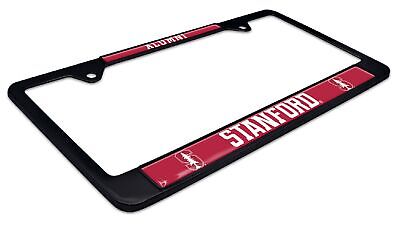Stanford University Cardinals Alumni Black License Plate Frame