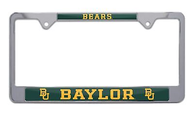 Baylor University Bears Chrome License Plate Frame