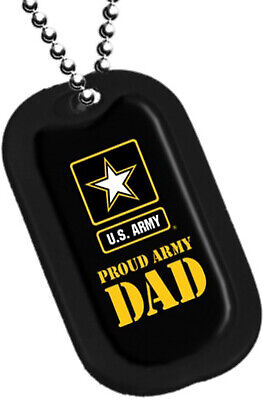 Proud Army DAD Dog Tag / Key Chain 2765