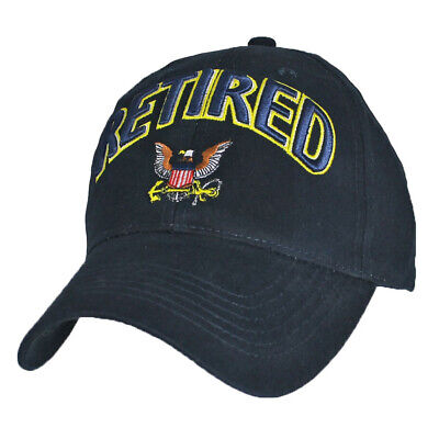 U.S. Navy RETIRED Hat / USN 3D Dark NavyBaseball Cap