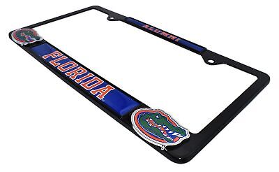 Florida Alumni Black 3D Metal License Plate Frame