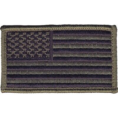 American Flag - USA OD Green 2.5" x 3.5" Hook & Loop 2 Piece Patch