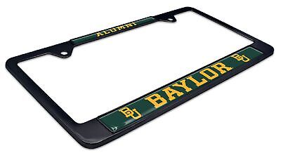 Baylor University Bears Alumni Black License Plate Frame