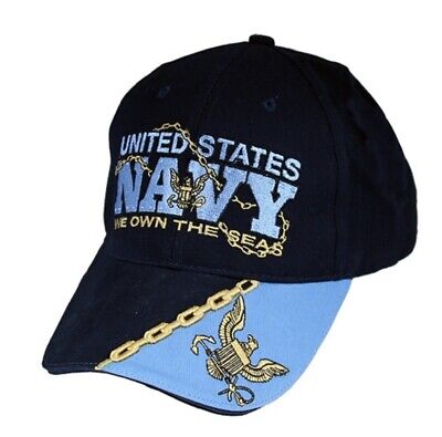 U.S. Navy Insignia Hat / USN "We Own the Seas" Baseball Cap