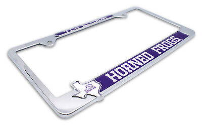 TCU Horned Frogs Alumni 3D License Plate Frame