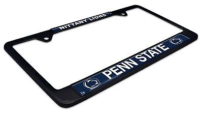 Penn State Nittany Lions Black License Plate Frame