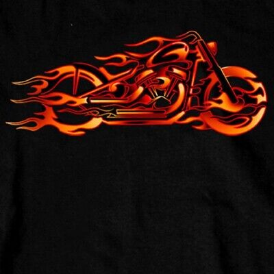 Hot Leathers Fire Bobber Long Sleeve Shirt