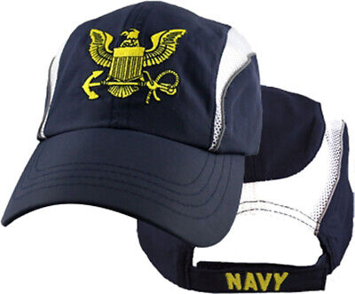 U.S. Navy Insignia Hat / USN Logo Two-Tone Baseball Cap