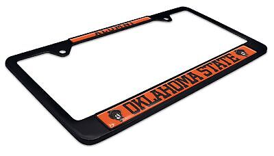 Oklahoma State University Cowboys Alumni Black License Plate Frame