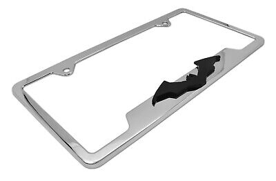 The Batman Movie Chrome Metal Open License Plate Frame