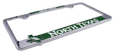 University of North Texas Mean Green Chrome License Plate Frame
