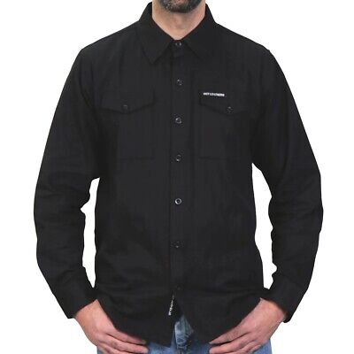 Hot Leathers Black Long Sleeve Flannel Shirt