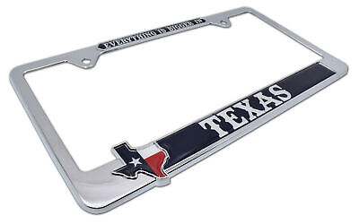 Everything is Bigger in Texas Metal License Plate Frame