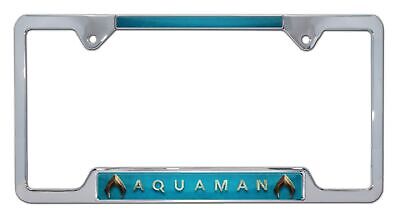 Aquaman Open Metal License Plate Frame
