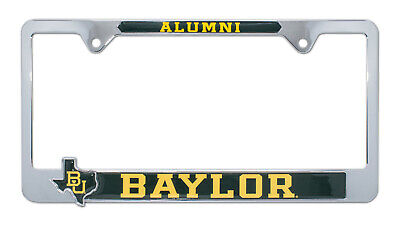 Baylor “Alumni” License Plate Frame with 3D Texas Shape
