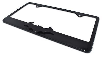 Batman Black Bat Black License Plate Frame