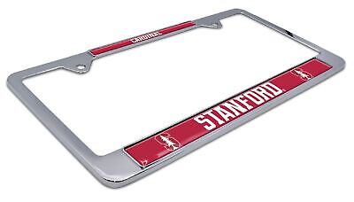 Stanford University Cardinals Chrome License Plate Frame