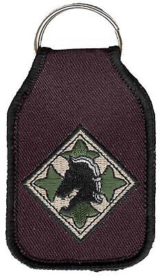 U.S. Army / 4th Infantry Division - Key Chain Fob / Ring