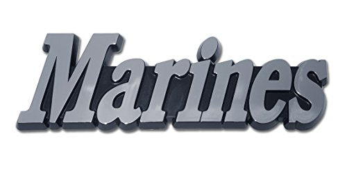 U.S. Marine Corps / MARINES - USMC 4” x 1.25” Chrome Auto Emblem