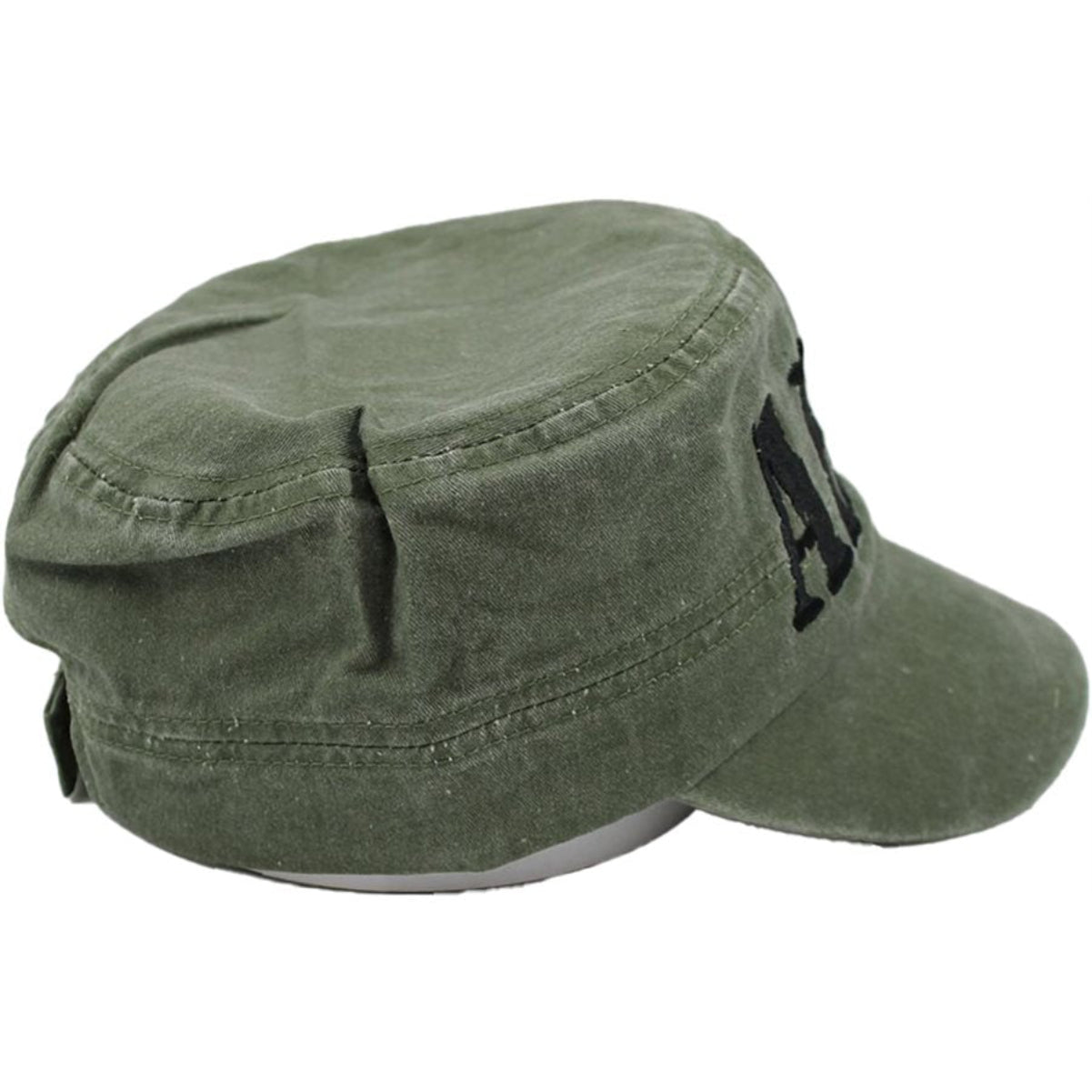 U.S. Army Hat / Flat Top Washed OD Green Baseball Cap