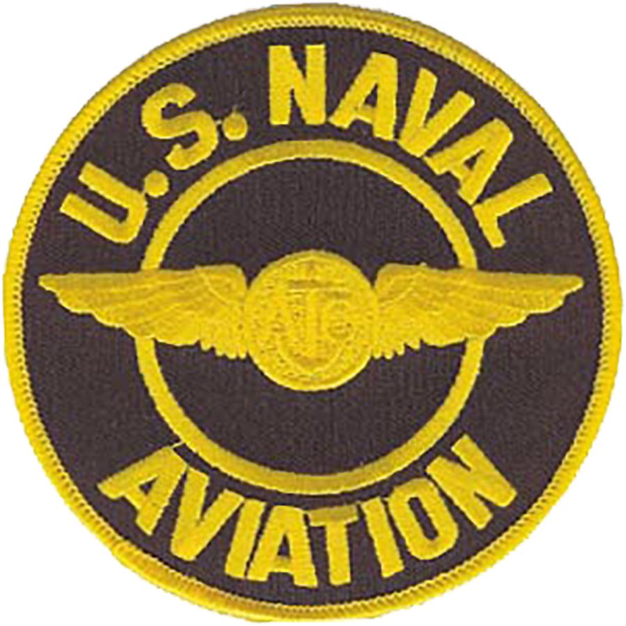 U.S. Naval Aviation Aircrew Insignia USN 4" Iron-On Patch
